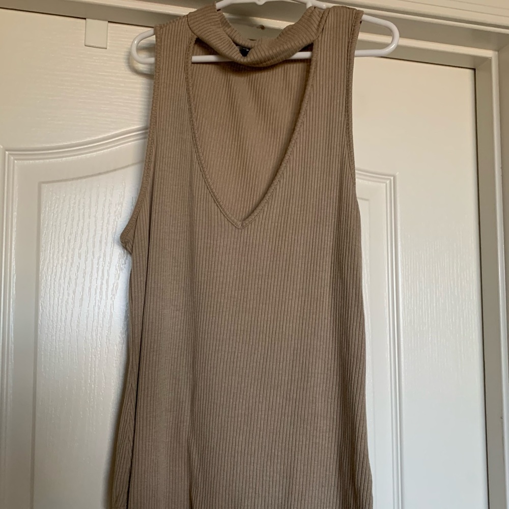 Kendall & Kylie Collection Tank Top Beige